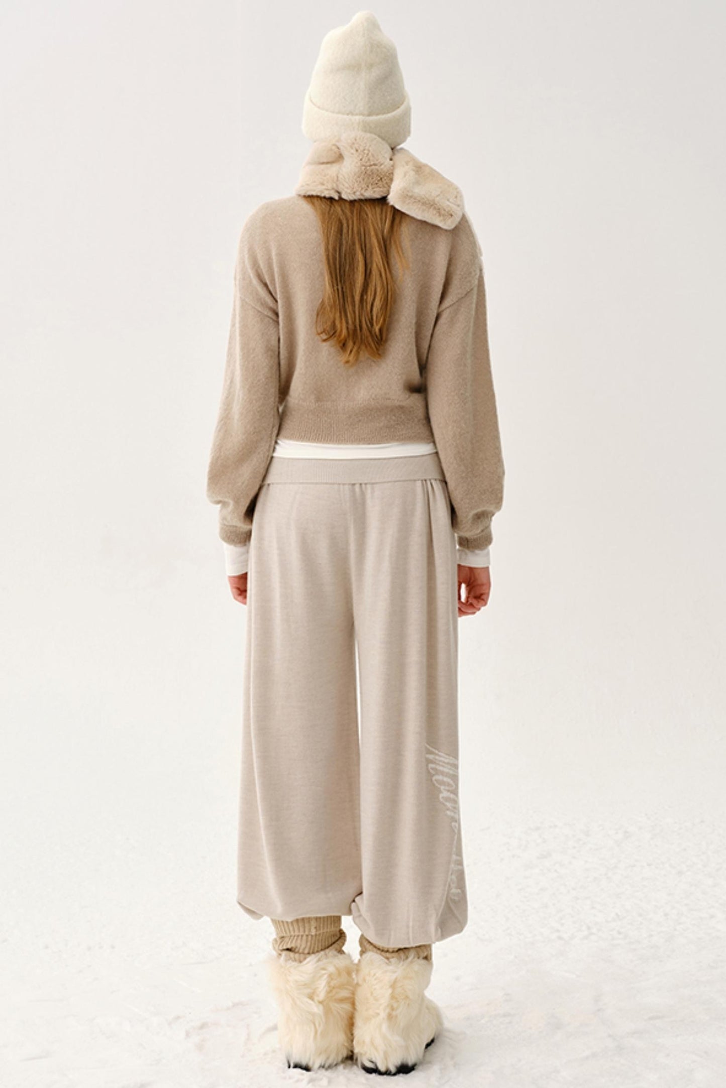 Alpaca Wool Embroidered Cardigan