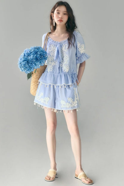 Bloom Embroidered Set-Up