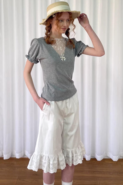 Patchwork Polka Dot T-Shirt