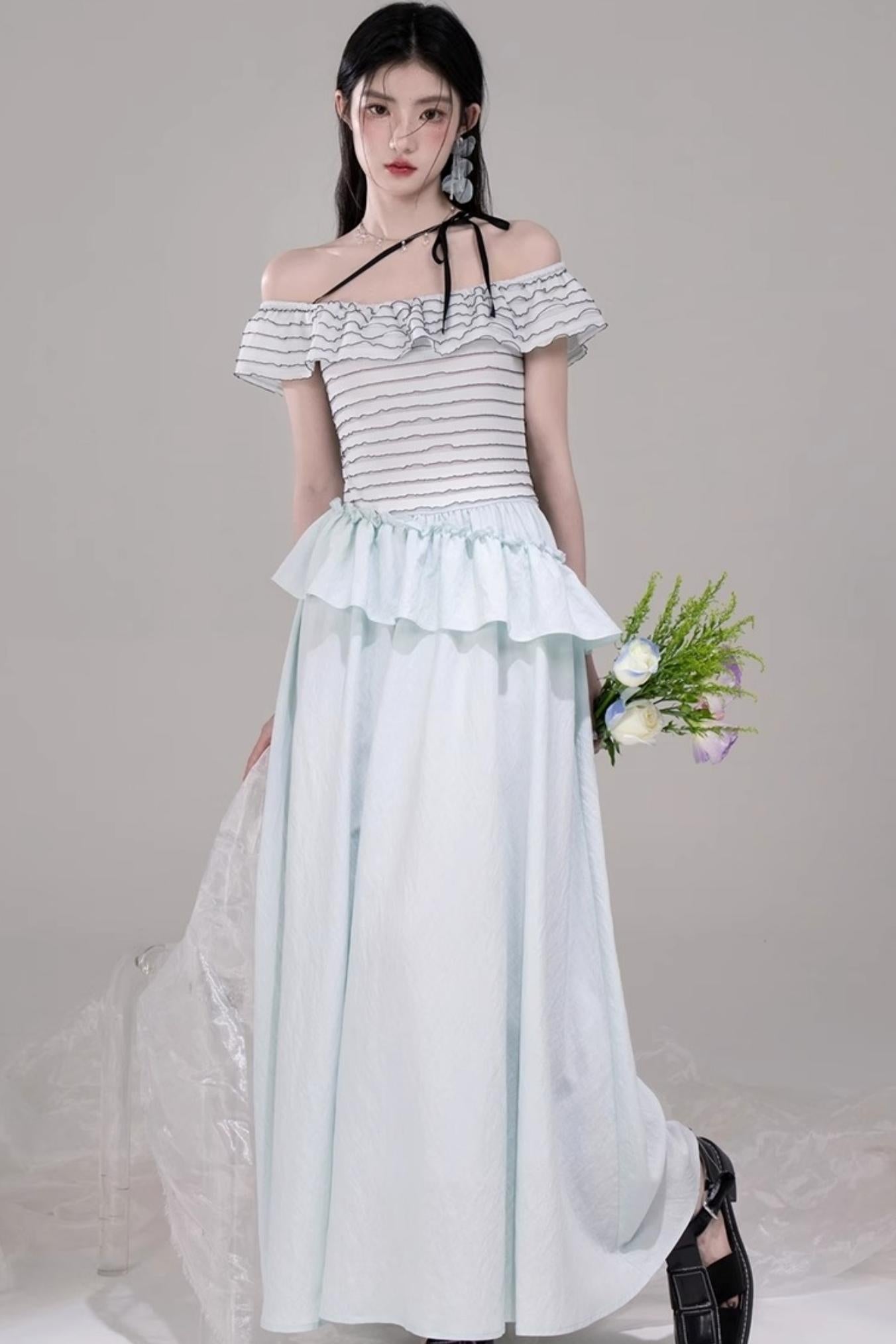 Aurora One-Shoulder A-Line Dress