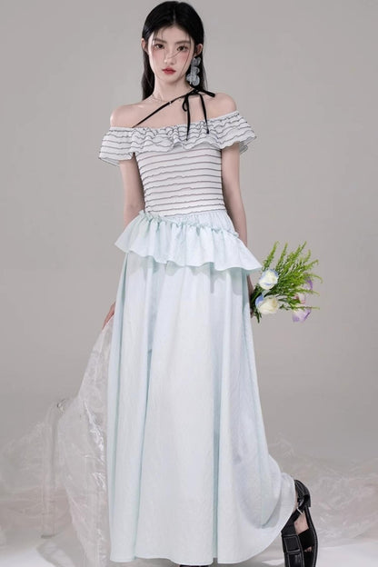 Aurora One-Shoulder A-Line Dress