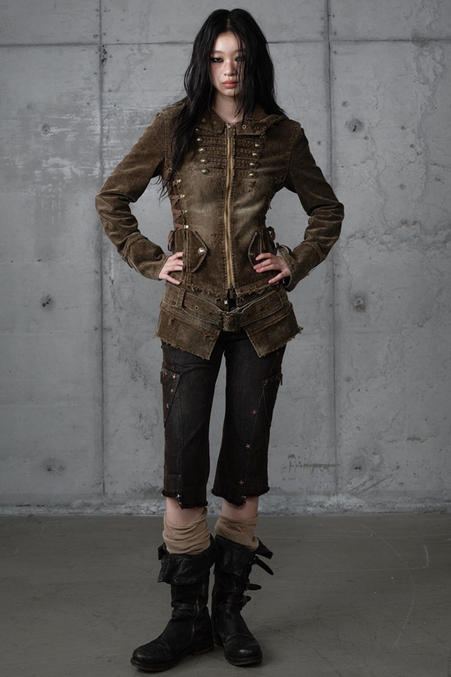 Detachable Slim Hooded Jacket