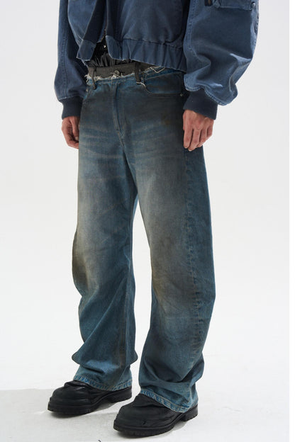 Scimitar Denim Trousers