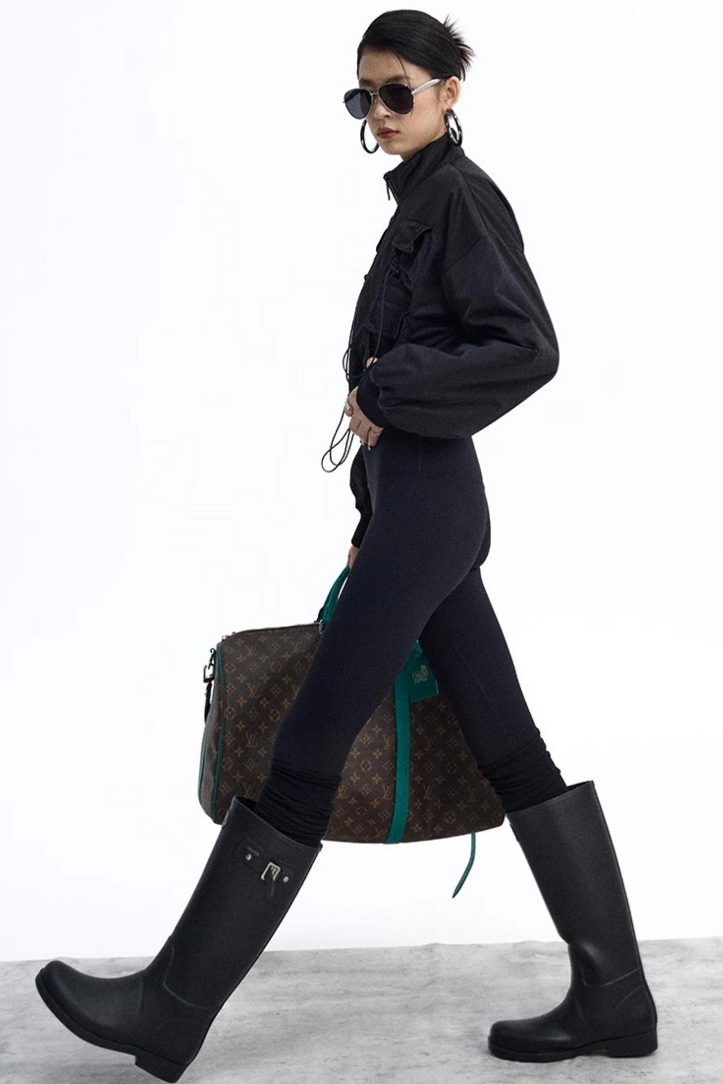 Pig Nose Multi-Pocket Flight Jacket