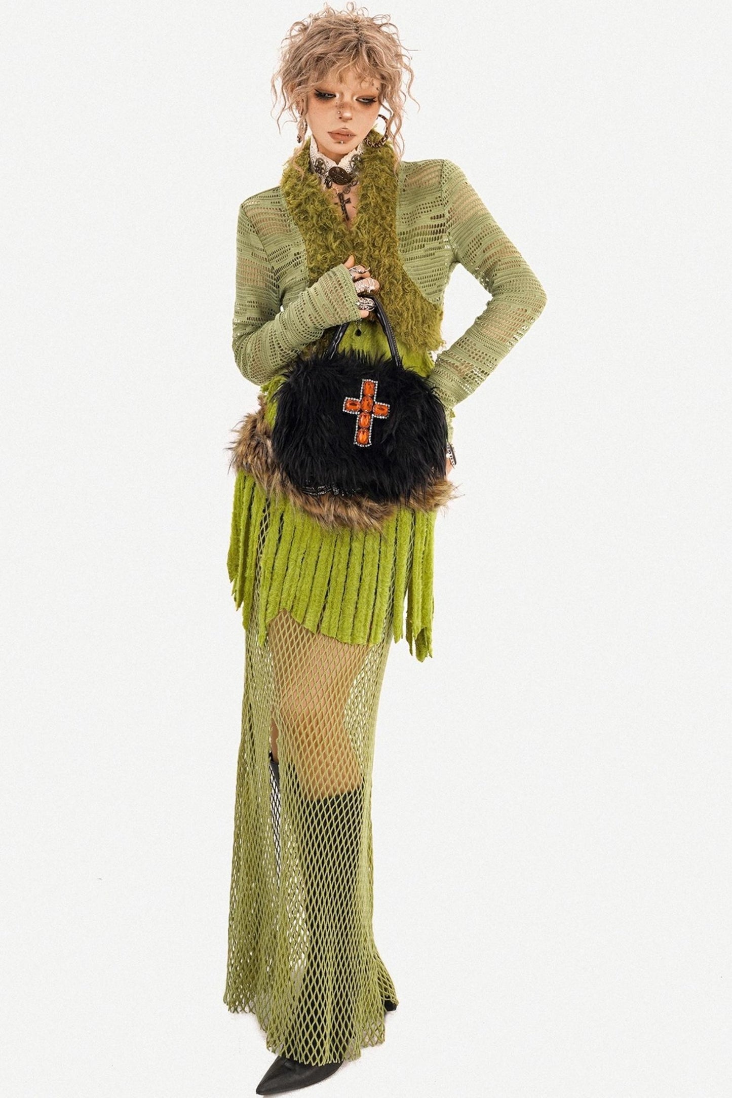 Plush Mesh Skirt Set-Up