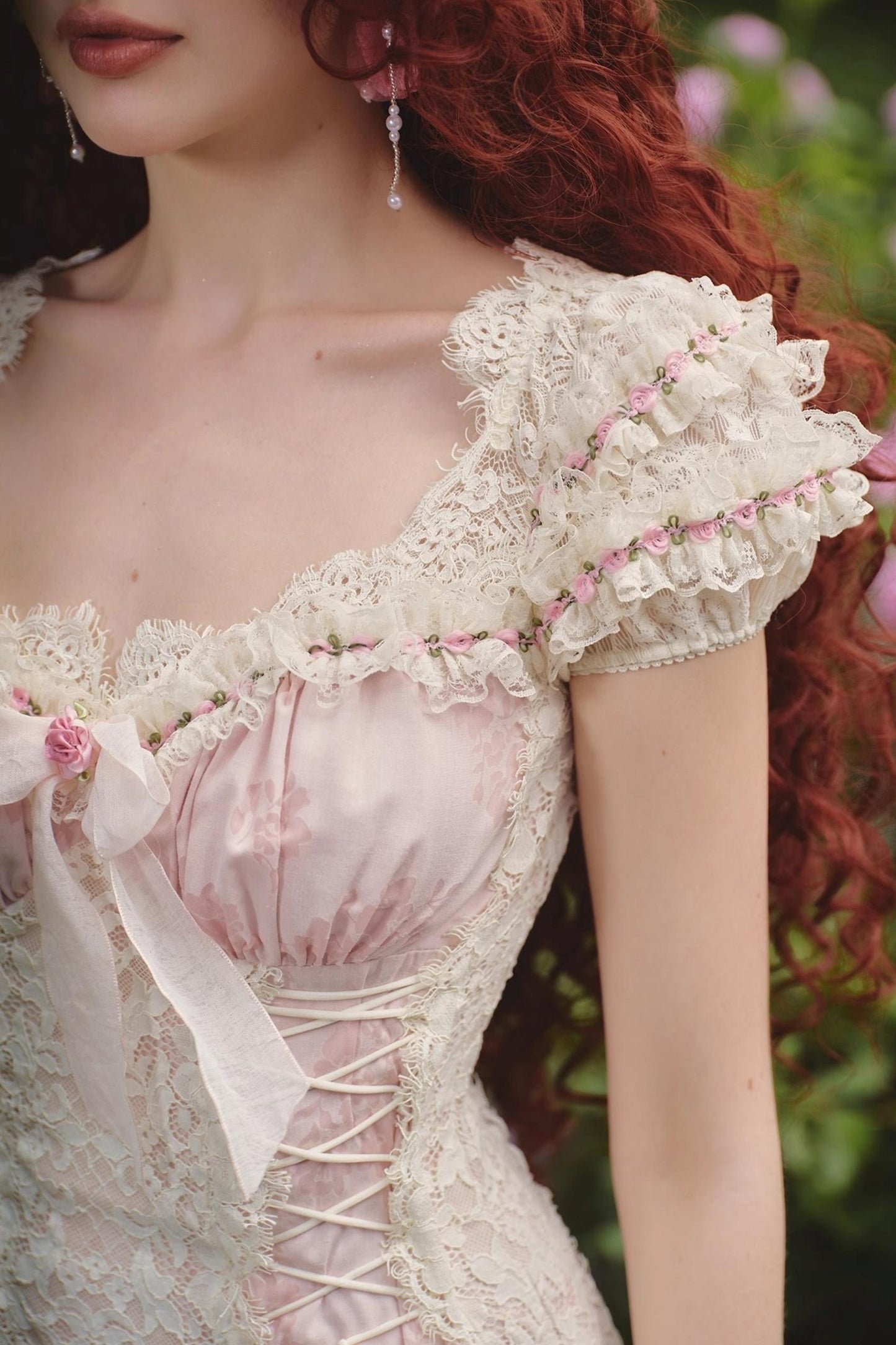 French Sweet Lace Dress