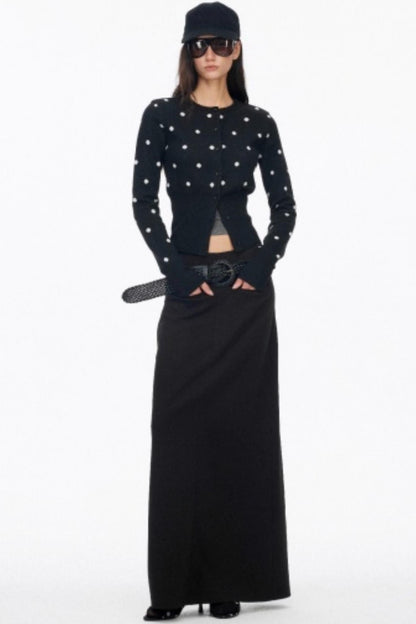 Versatile Slimming Straight Skirt