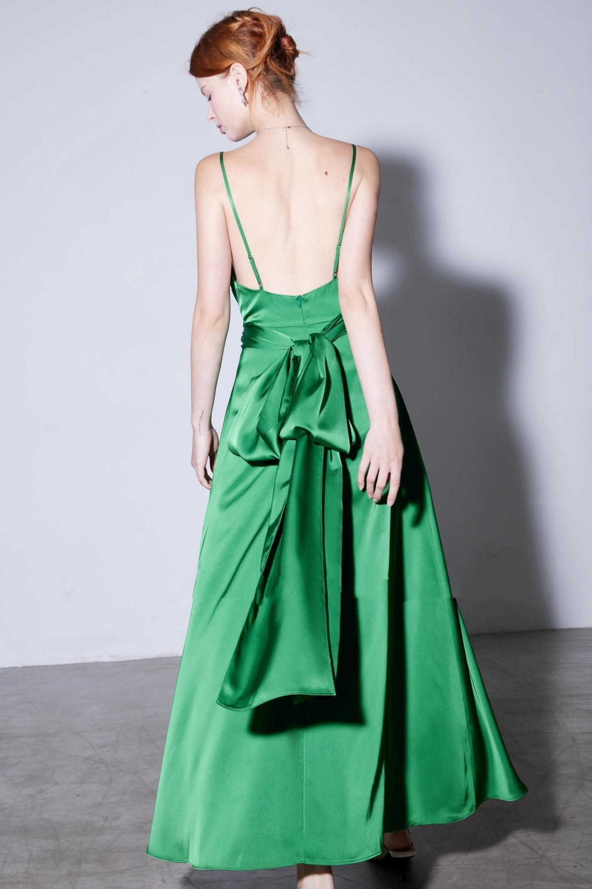 Green Vintage Resort Dress
