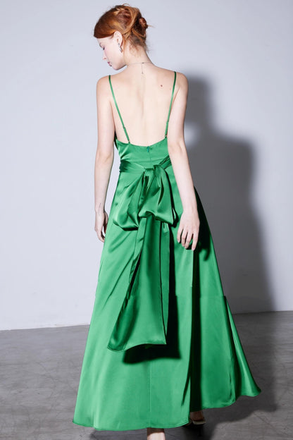 Green Vintage Resort Dress
