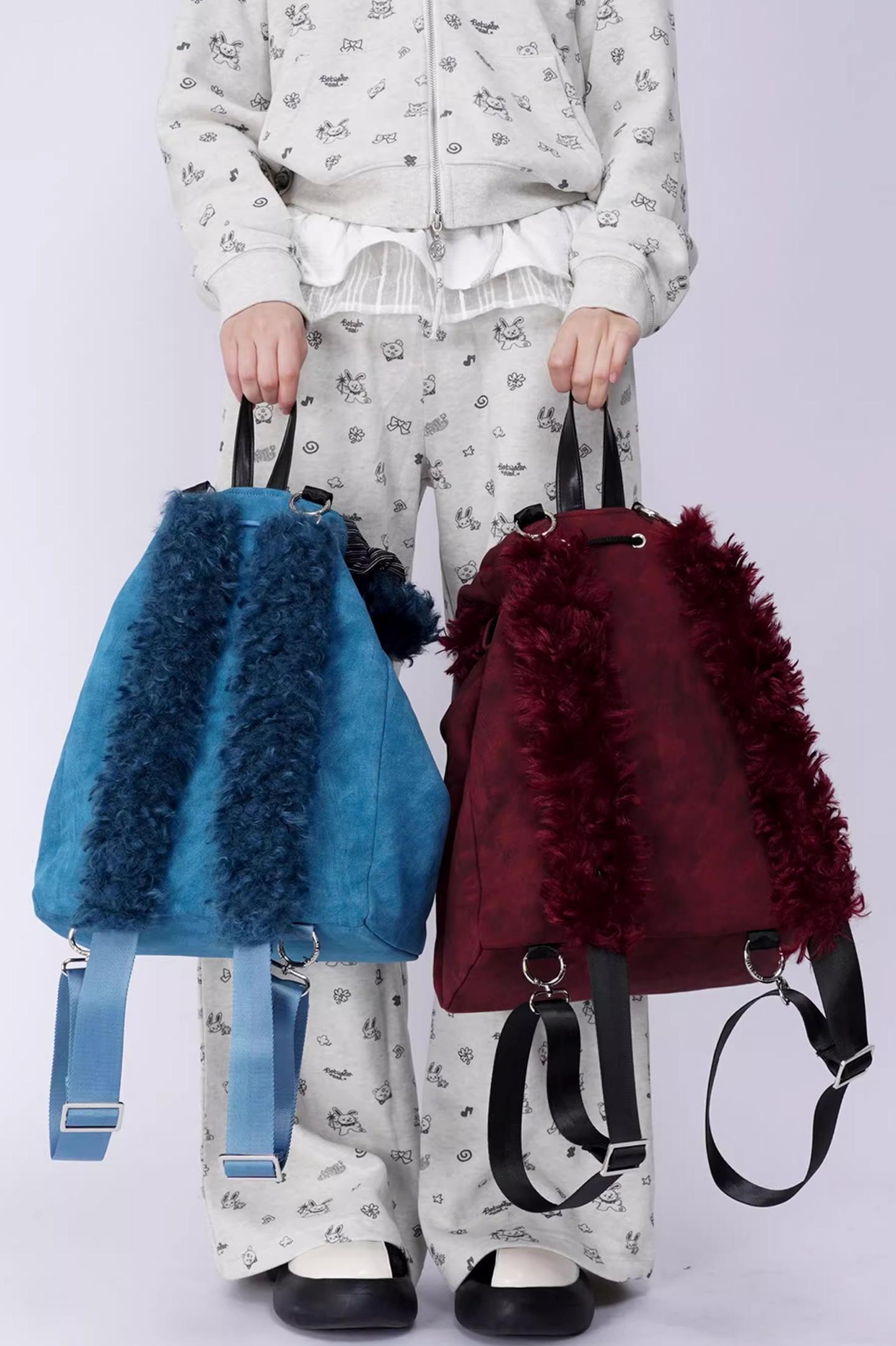 Ear Furry Crossbody Bag