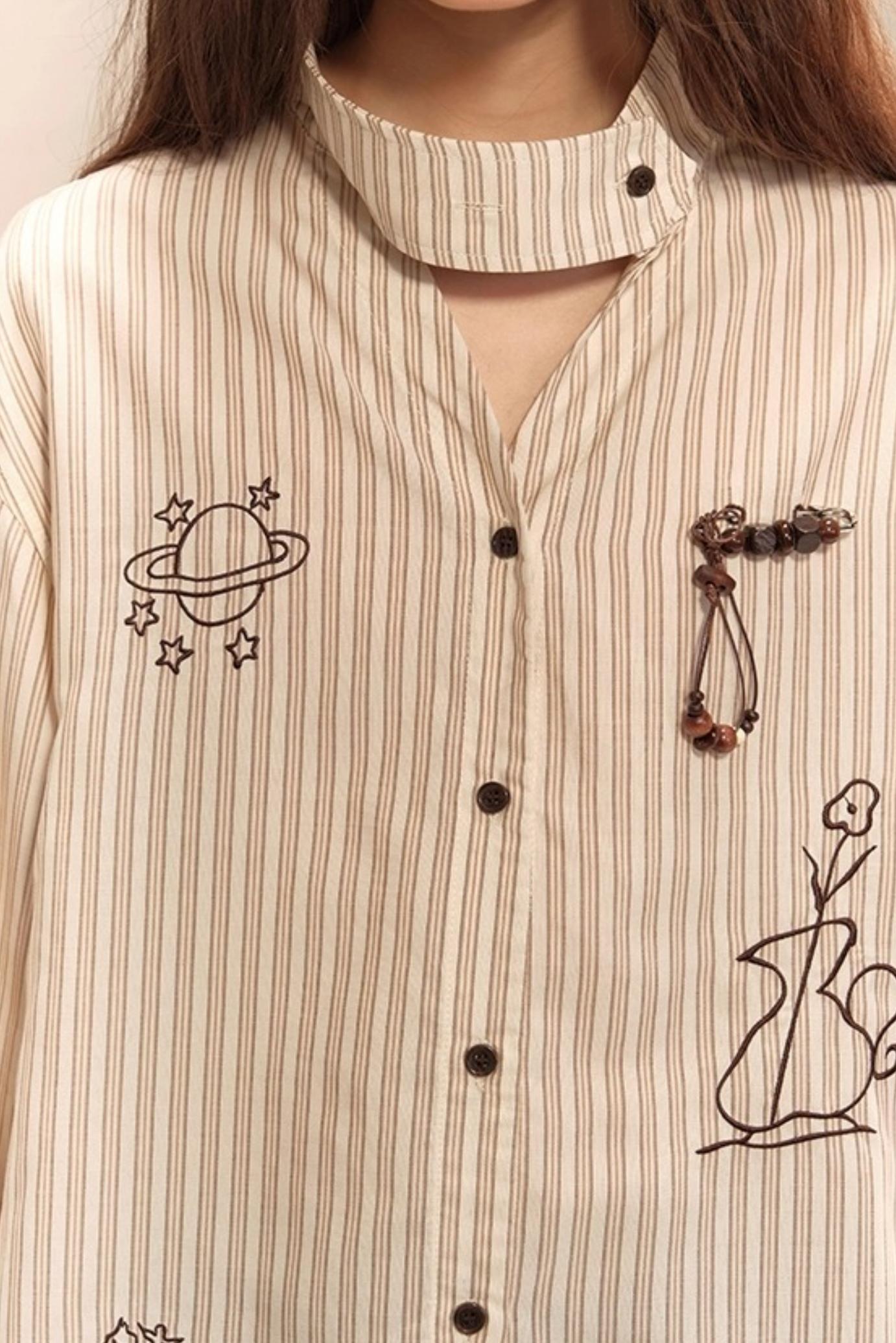 Vintage Pin Striped Shirt