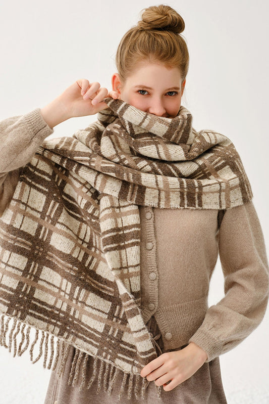 Polyphonic Wool Blend Scarf