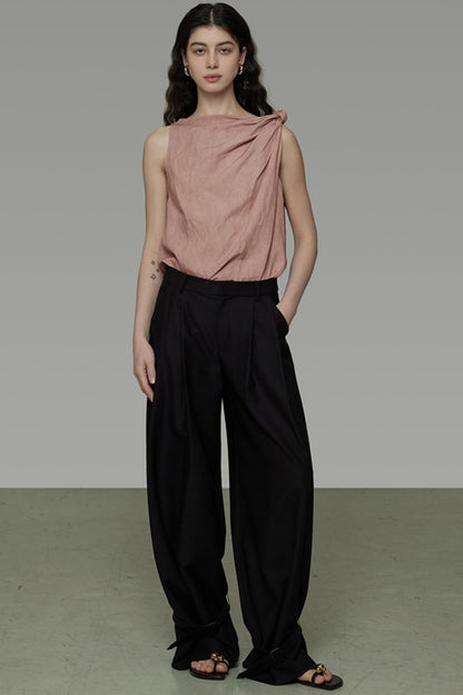 Twisted Pink Sleeveless Camisole