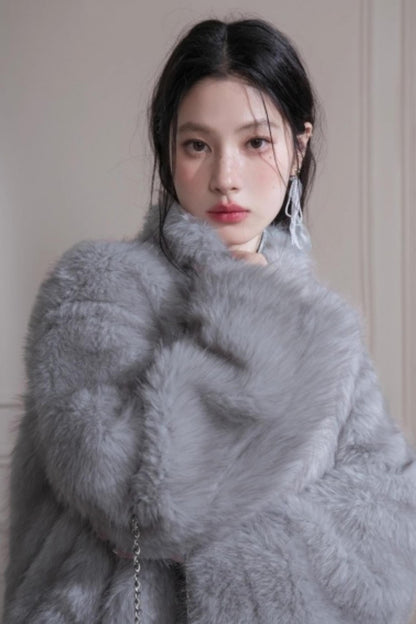 Frost Gray Blue Reversible Jacket