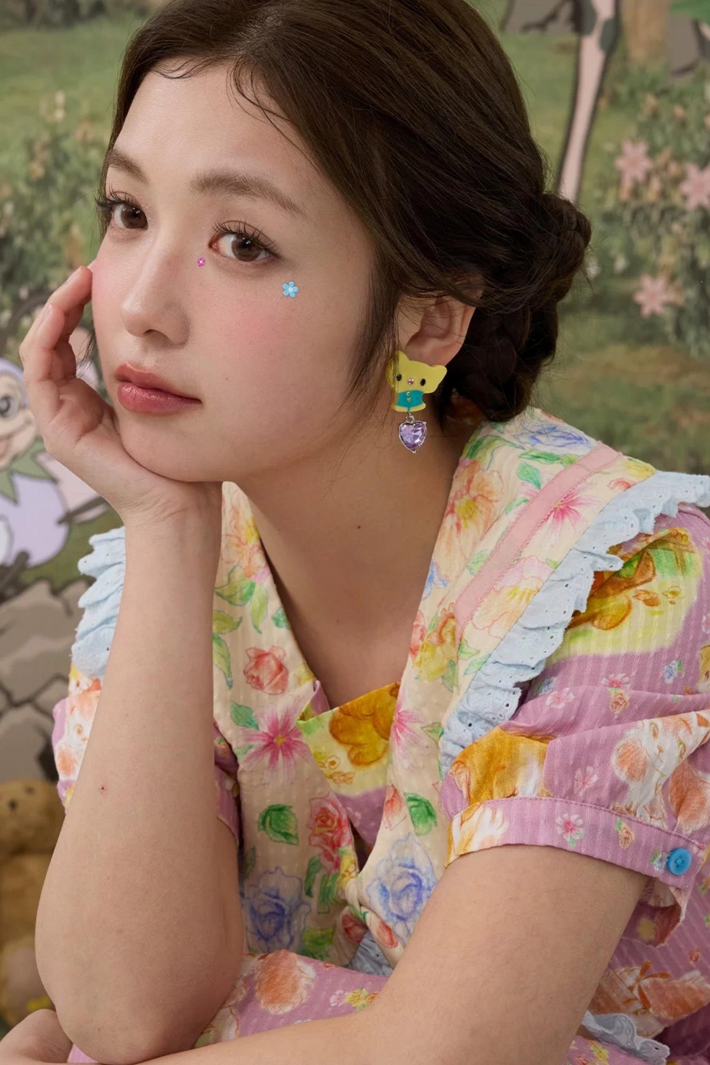 Acetate Rhinestone Jewelry Set-Up