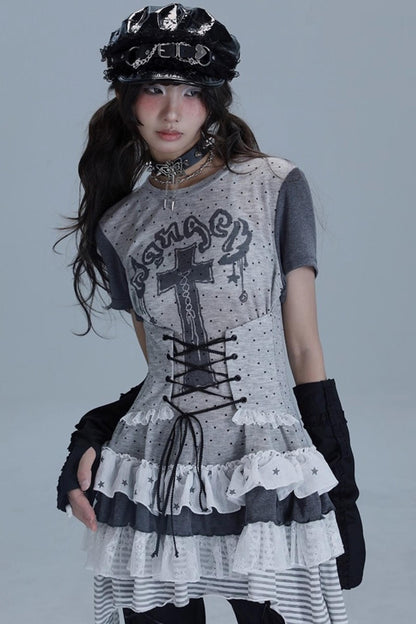 Tear Garden Lace Top