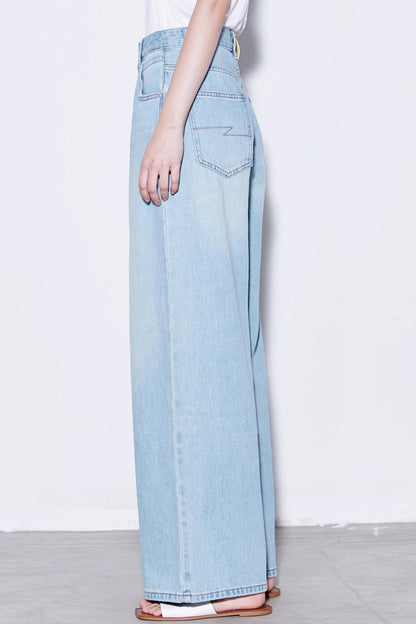 Vintage Soft Cotton Long Leg Jeans