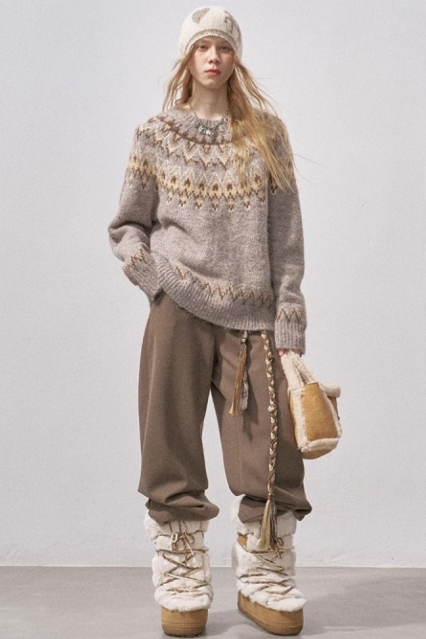 Fair Isle Knit Sweater