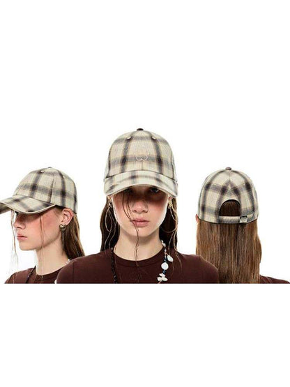 Plaid Baseball Cap