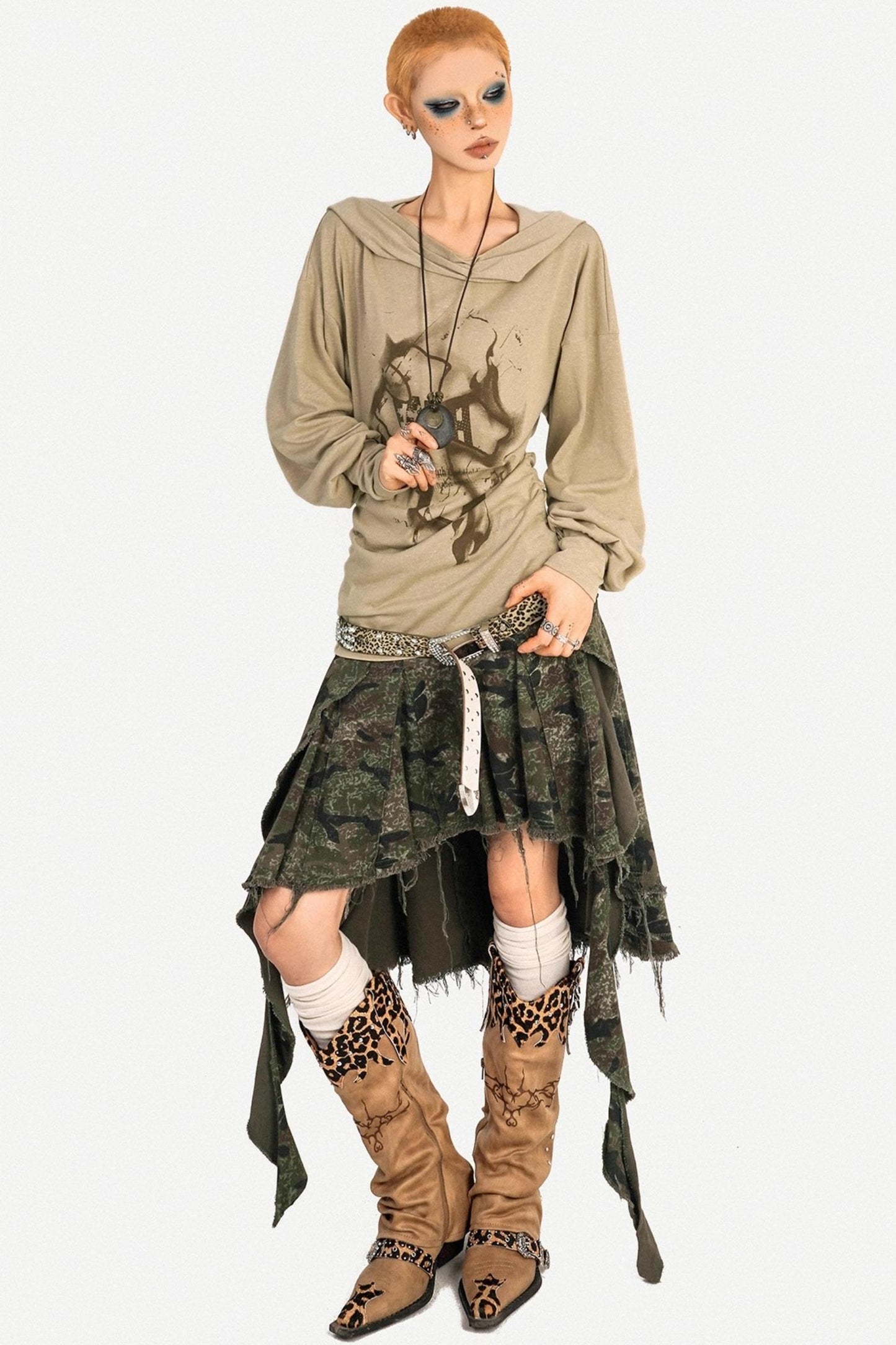 Autumn Hooded T-Shirt