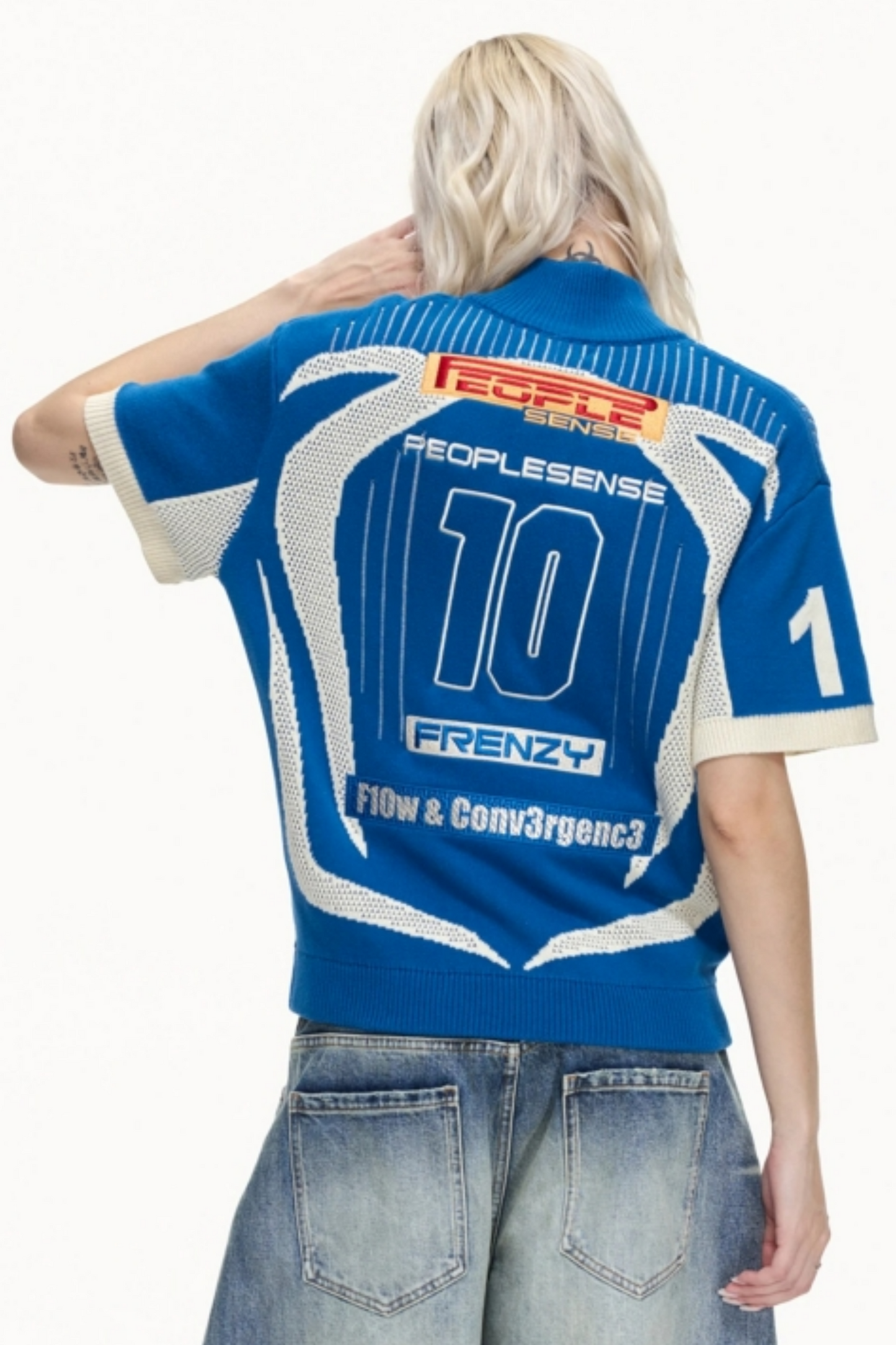 Racing Retro Knitted Polo