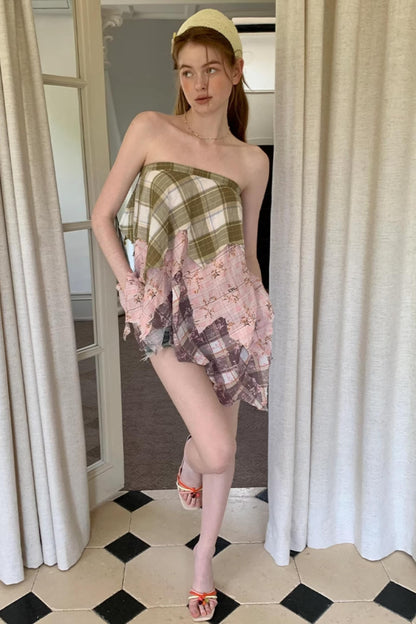 Summer Chic Checkered Skirt