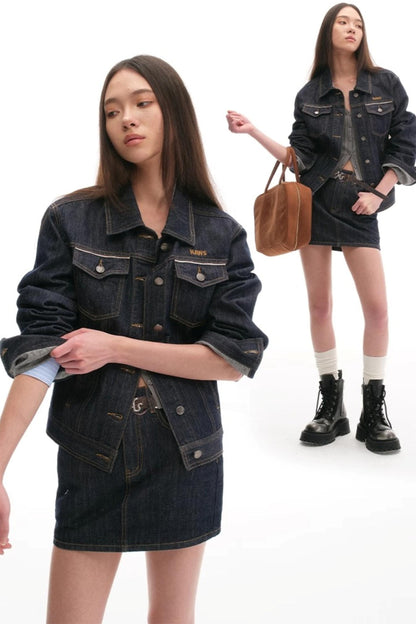 High-Line Logo Leather Belt