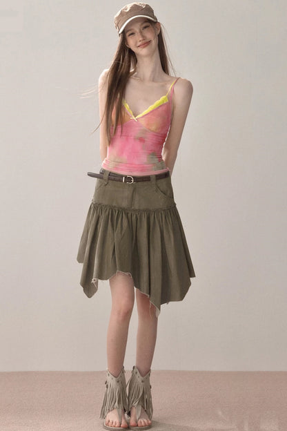 Spicy Irregular Hem Skirt