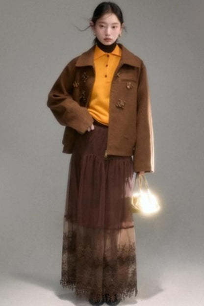 Niche Wool Polo Sweater