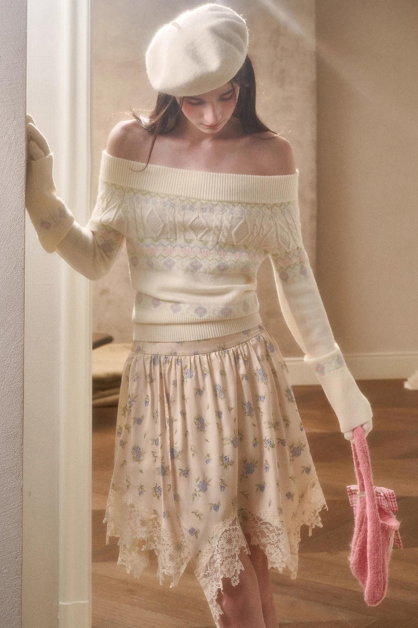 Fresh Floral Skirt Set-Up