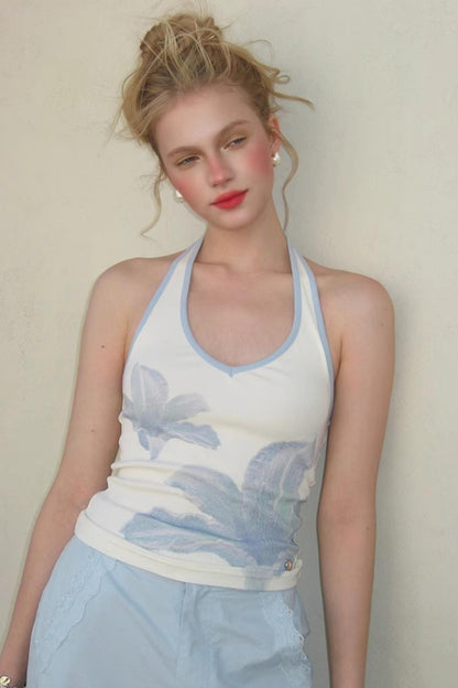 Sunset Floral V-Neck Camisole