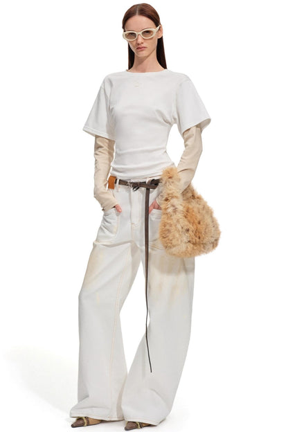 Patchwork Color-Block Top