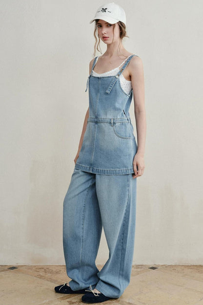 Sea Salt Retro Denim Dress
