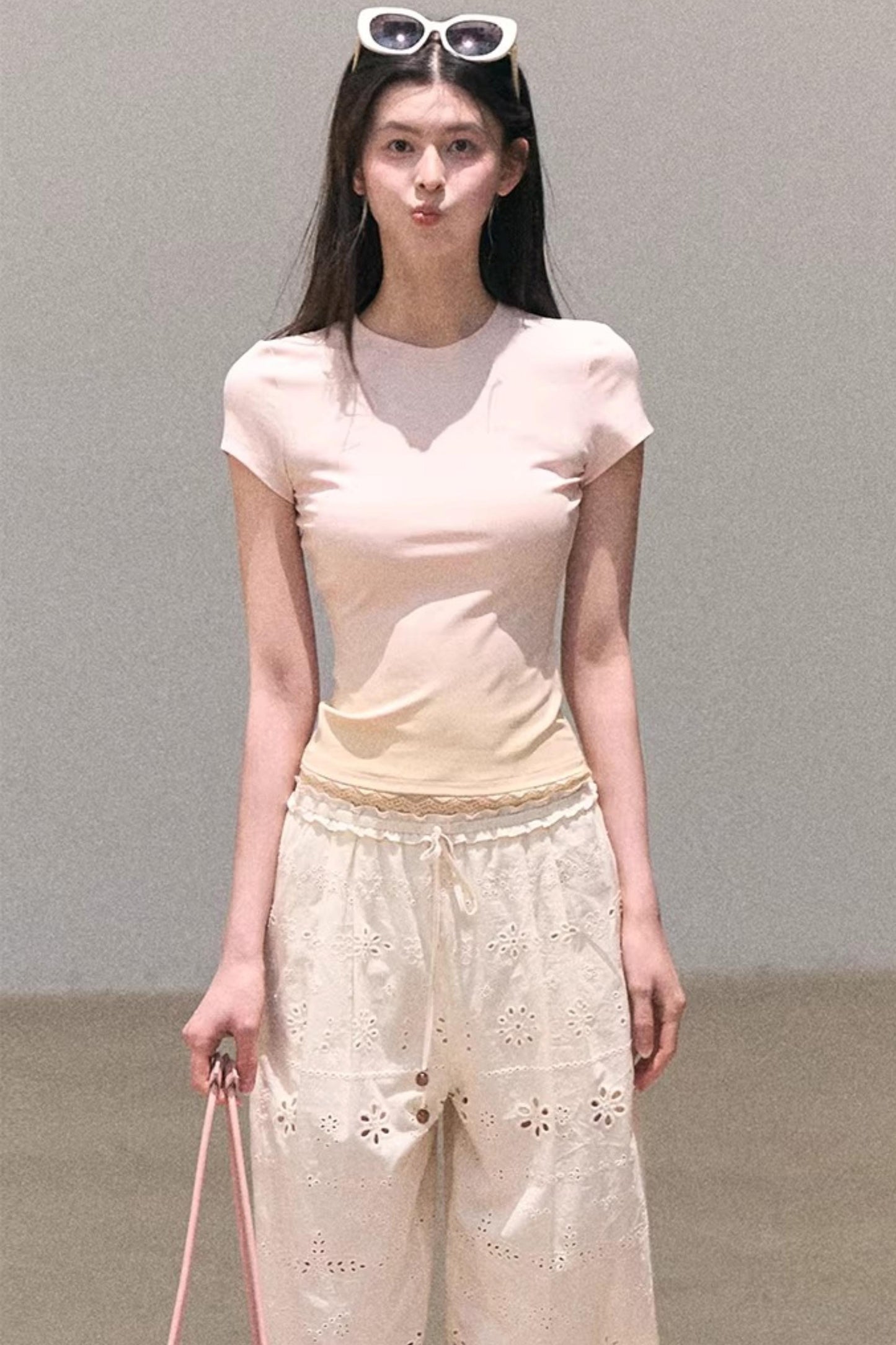 Melody Gradient Lace Top