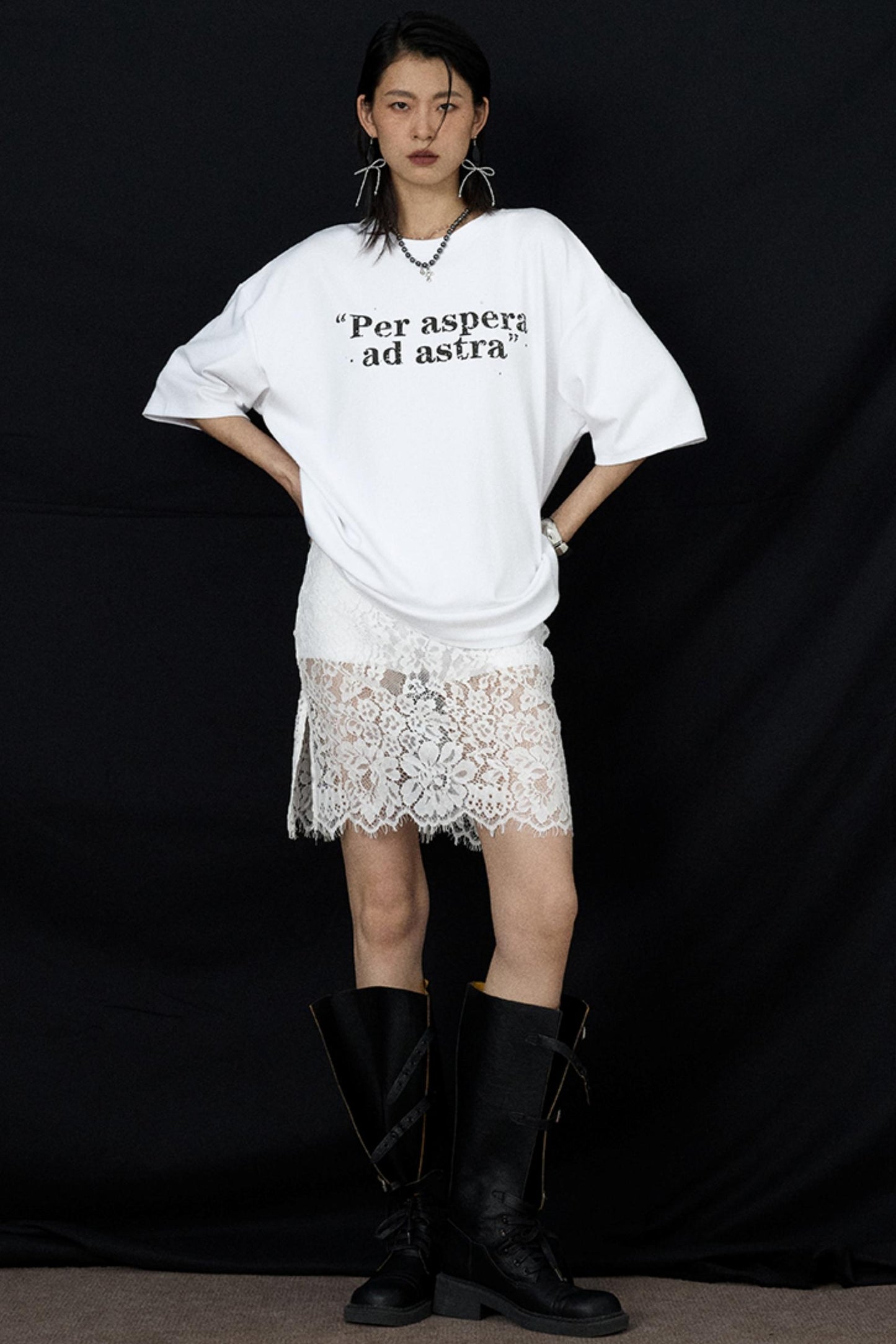 Mottled Chic Slouchy Tee