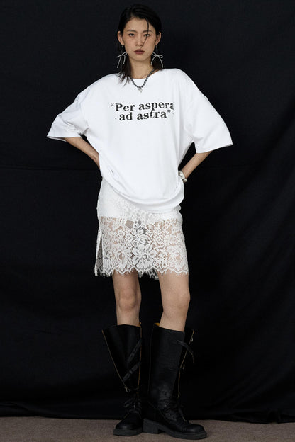 Mottled Chic Slouchy Tee