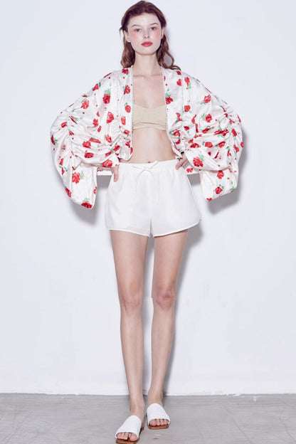 Deconstructed Rose Beaded Jacket