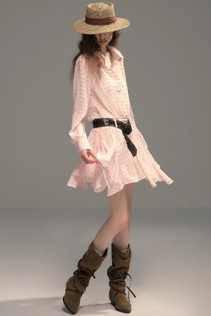 High-Tech Clear Check Dress