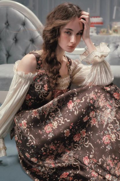 Lacemade French Floral Dress