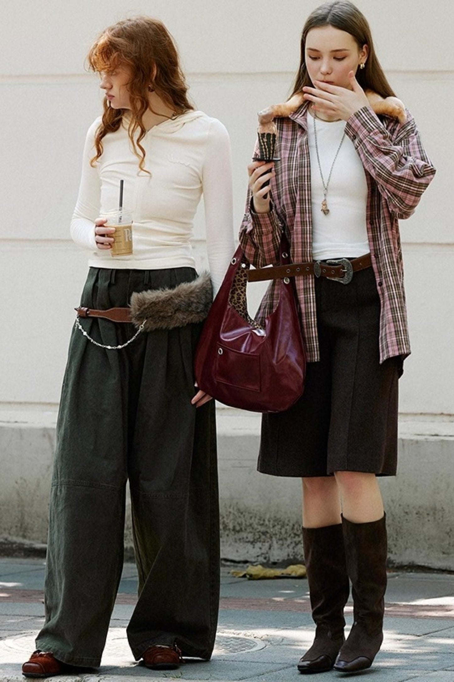 Waist Pleated Cargo Pants