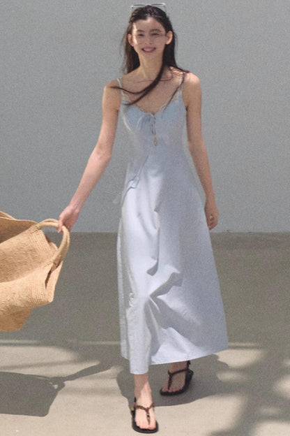 Tranquility Denim Slip Dress