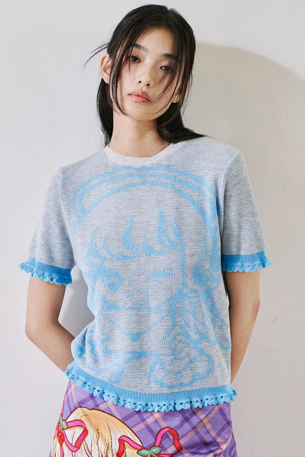 Heart Pattern T-Shirt