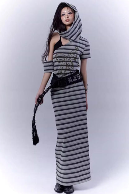 Striped Wasteland Dress Set-Up