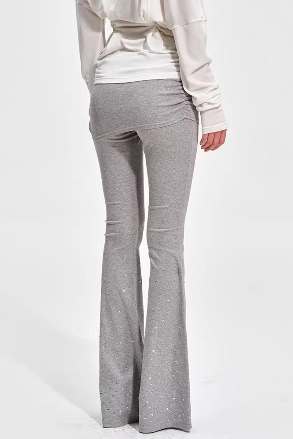 Glitzernde Strass-Strickhose