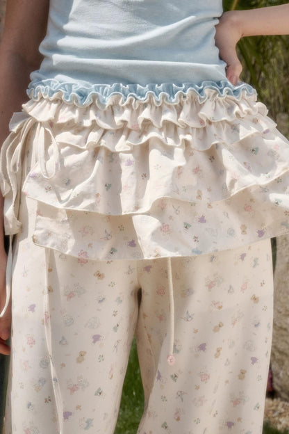 Little Rabbit Wide-Leg Pants