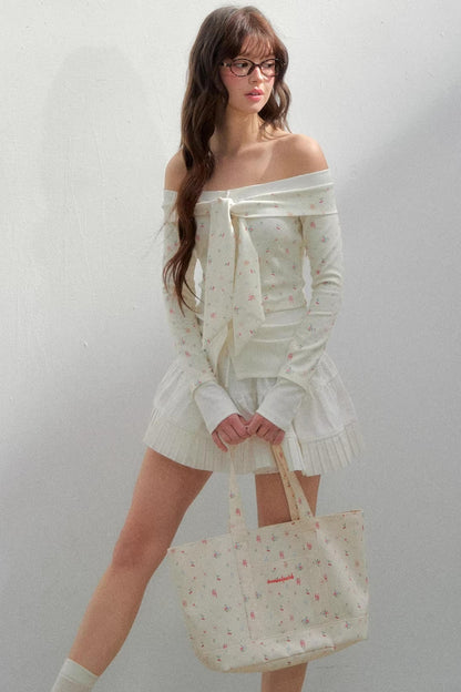 Bright Cherry One-Shoulder Top