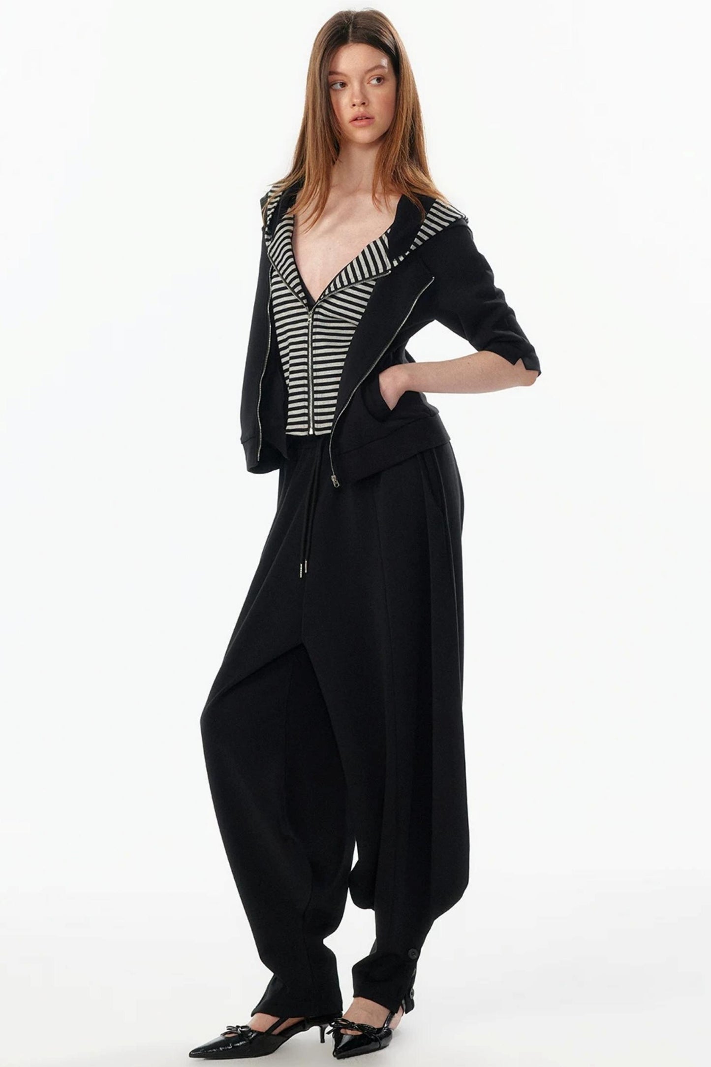 Lantern Cut Jogger Pants