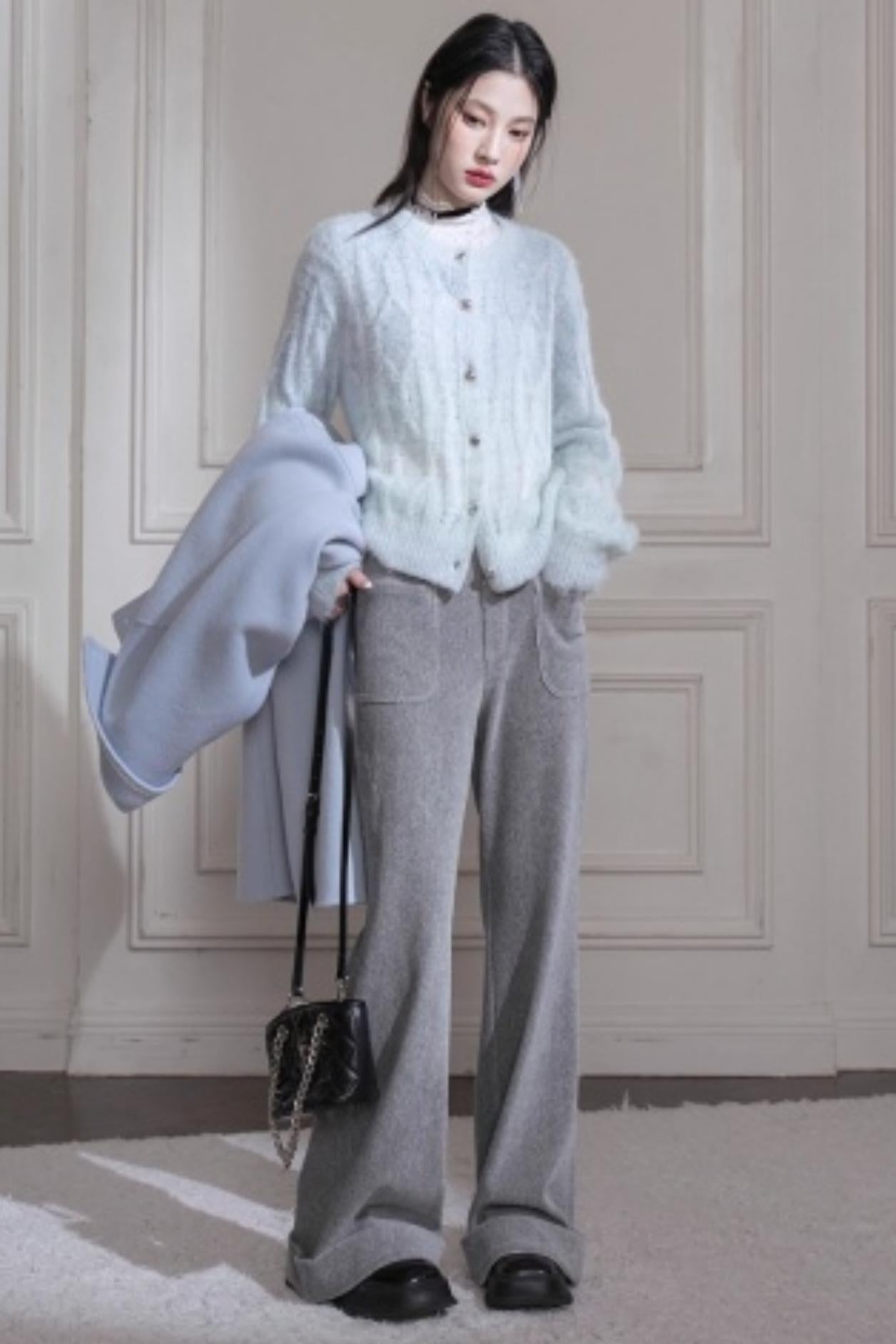 Snow Melt Corduroy Flared Pants