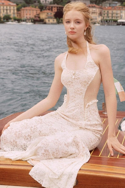 Heartbeat Mermaid Lace Maxi Dress