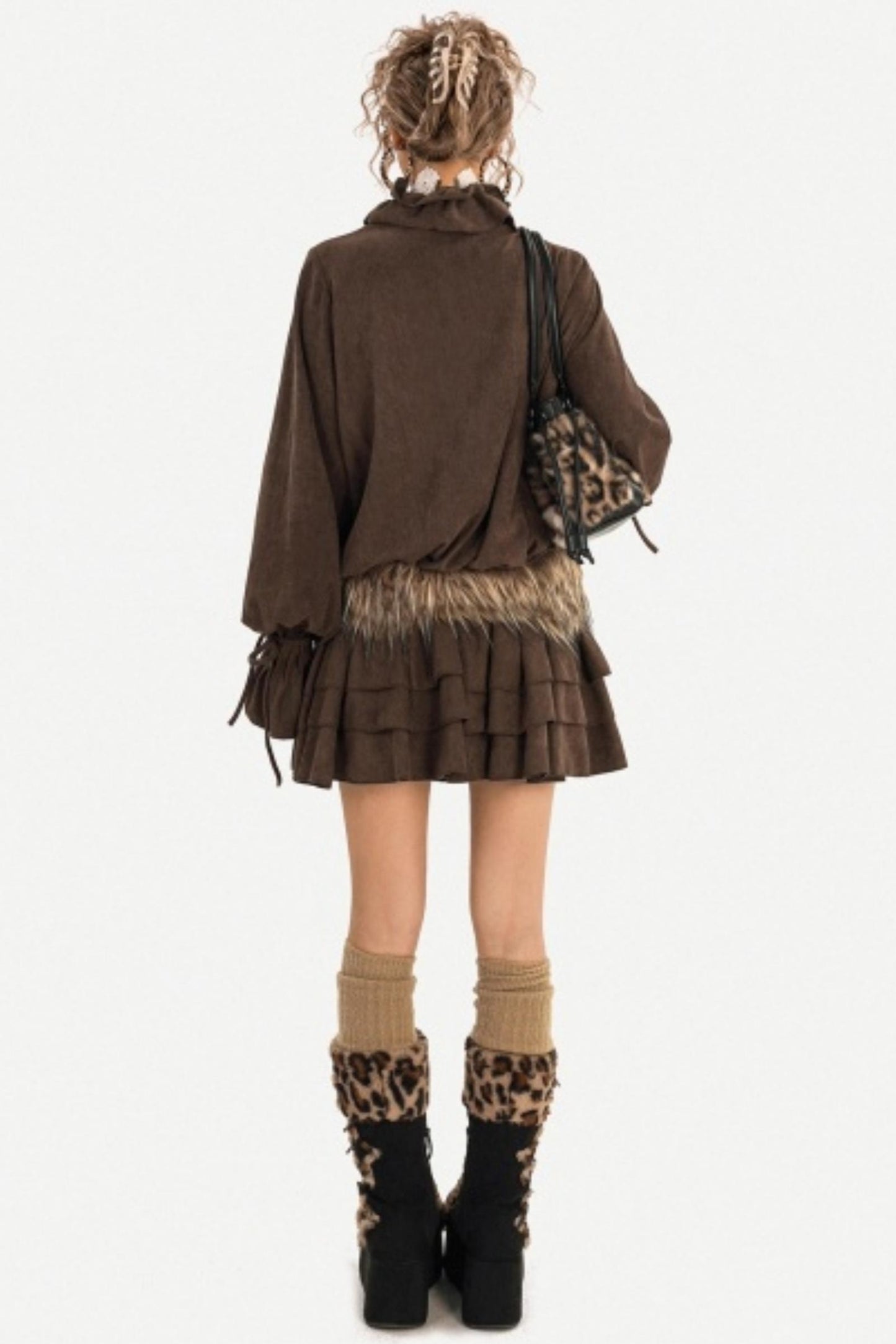 Baroque Pleated Shirt And Pants Set-Up